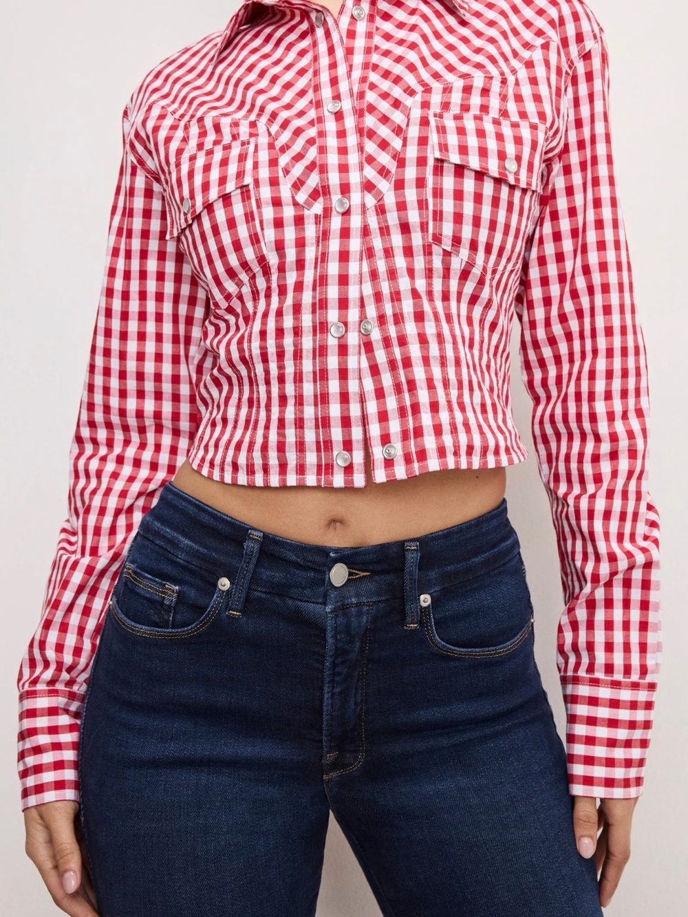 Good American Dolly Joleans Flare Jeans